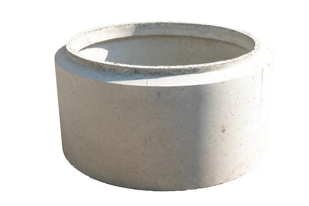 Anel de concreto pré moldado