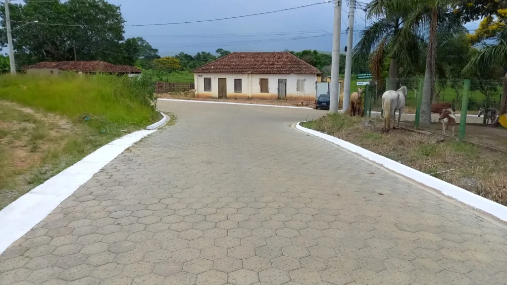 PAVIMENTAÇÃO COM BLOQUETES SEXTAVADOS 7